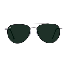 Load image into Gallery viewer, Silver-Black Rimmed / Green

